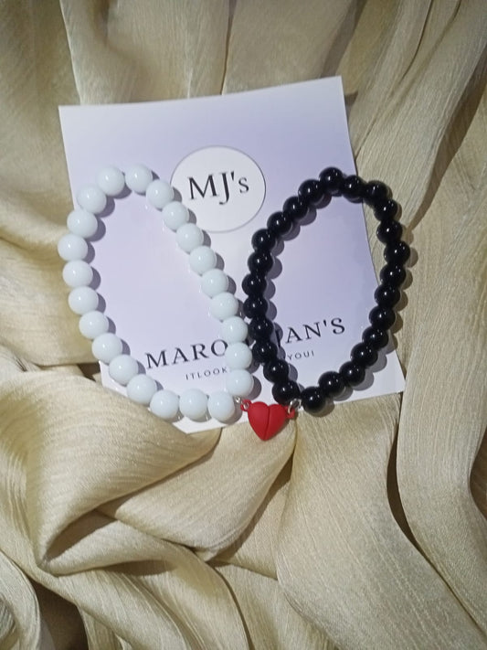 Magnet Heart Couple Bracelets