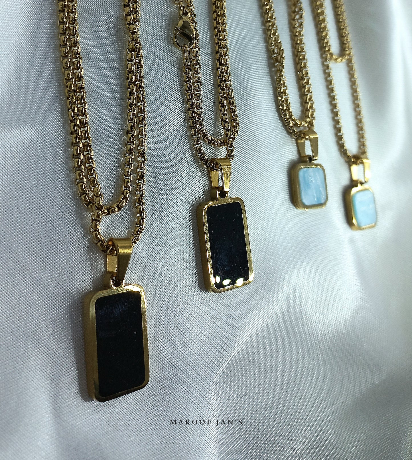 High Quality Stainless Steel KC Gold Necklace Pendants