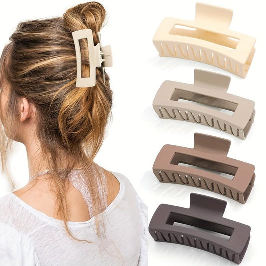 1 Pc Random Color Rectangle Claw Clip